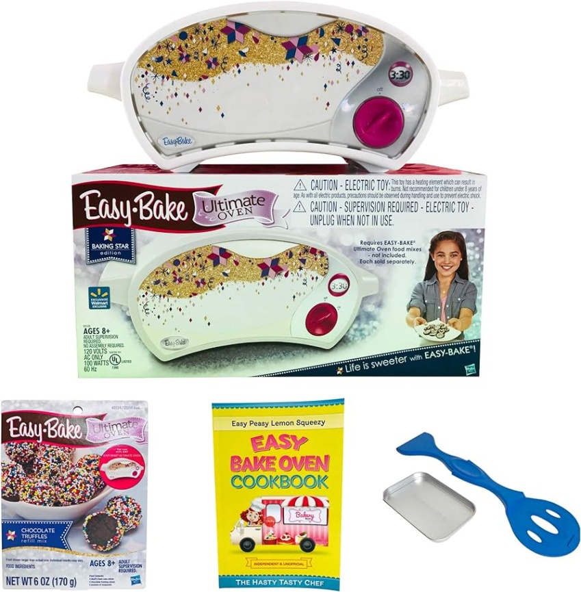 easy bake oven accessories Niche Utama Home Easy Bake Oven Ultimate Gift Bundle with Accessories: Bonus Cookbook  Included