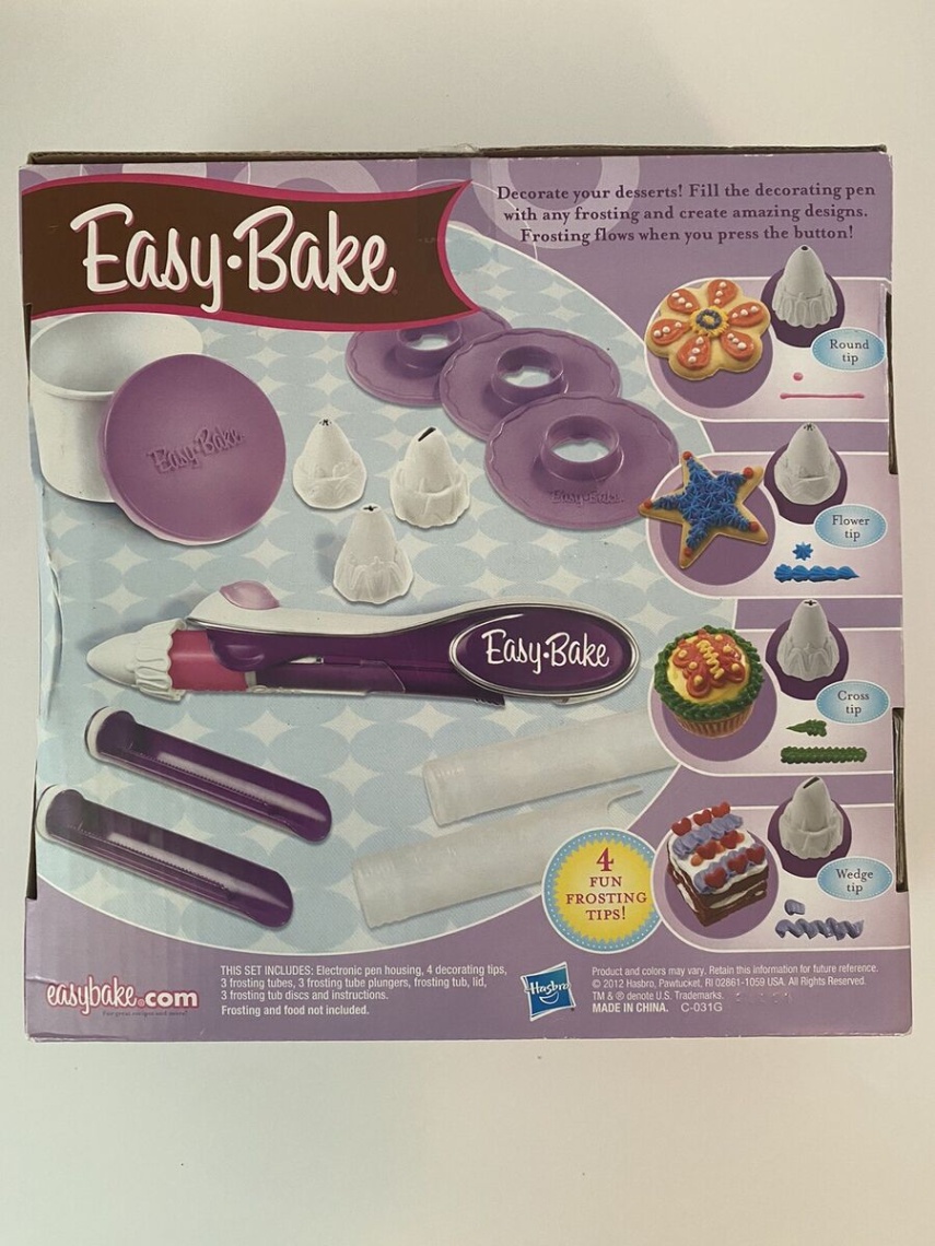 easy bake oven accessories Niche Utama Home Hasbro Easy Bake Oven Ultimate Decorating Pen Kit Frosting